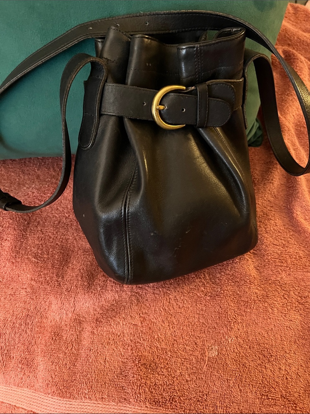 Coach 4156 Vintage EUC Soho Black Belted Crossbody - Picture 2 of 9